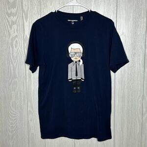 Karl Lagerfeld Paris graphic‎ man with headphone and suit size small